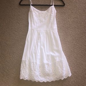 abercrombie and Fitch white dress
